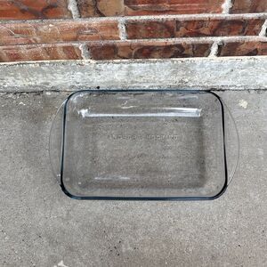 Anchor Hocking Clear Glass 8"x11" 2 Qt Casserole Baking Dish Pan Rectangular